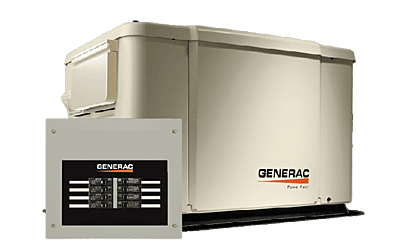 Generac POWERPACT 7.5KW home backup GENERATOR with Transfer Switch 200 AMPs